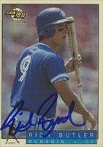 Rich Butler Dunedin Jays - Jays Affiliate 1994 Fleer Excel Autographed Card - Minor League Card. This item comes with a certificate of authenticity from Autograph-Sports. Autographed - Baseball in Saudi Arabia