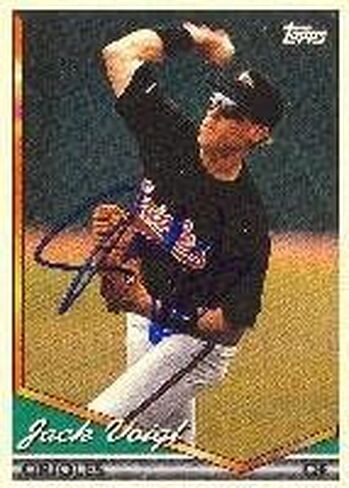 Jack Voigt Baltimore Orioles 1994 Topps Autographed Card. This item comes with a certificate of authenticity from Autograph-Sports. Autographed - MLB Autographed Baseball Cards in Saudi Arabia
