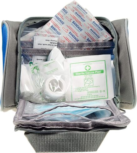 50Piece Sea Friends Kid's First Aid Kit, 50Count, Royal Blue (OU-5201-C) in Saudi Arabia