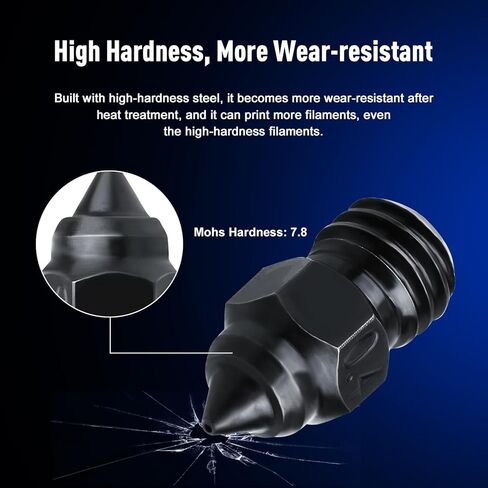 K1C K1 MAX 3D PRINTER PRINTURER مجموعة ترقية HotEnd مع فوهة SWAP السريعة ، كتلة تسخين السيراميك طباعة طقم النهاية الساخنة لل CREALITY K1C MAX 3D الطابعة (5pcs K1 فوهة) in Kuwait