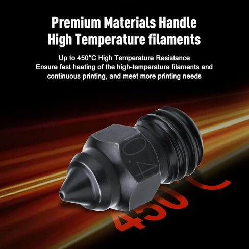 K1C K1 MAX 3D PRINTER PRINTURER مجموعة ترقية HotEnd مع فوهة SWAP السريعة ، كتلة تسخين السيراميك طباعة طقم النهاية الساخنة لل CREALITY K1C MAX 3D الطابعة (5pcs K1 فوهة) in Kuwait