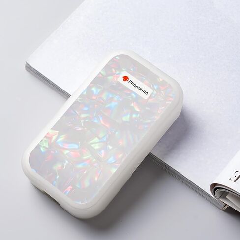 Phomemo D30 Label Maker Case - Holographic Silicone Cover, Shockproof & Anti-Scratch, Soft Grip, Protective & Decorative Shell for D30 Mini Bluetooth Label Printer (Case Only) in Saudi Arabia