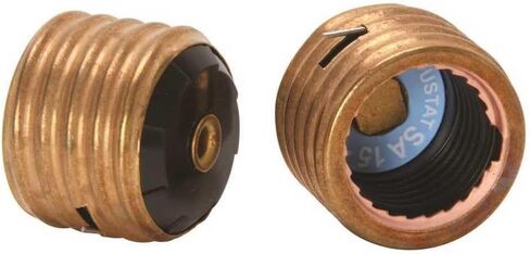 Bussmann SA-15 15 Amp Single Motor Circuit Edison Base Fustat Fuse Adaptor, 4-Pack in Saudi Arabia