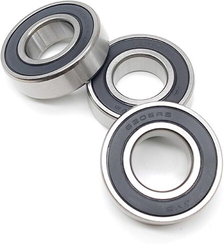6205RS 25x52x15 مم محامل الأخدود العميق كروم الصلب تحمل المطاط مختوم 6205 6205-2RS 1PCS in Saudi Arabia