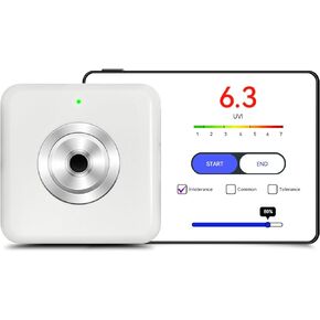 VBR Sun UVI Index Meter Up to 22 with UV Hurt Alarm,Sunburn Protect with Beeping Sound Reminder