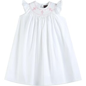 Baby and Girls Smocked Bishop Dress