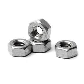 50pcs M6 Hex Nut, Stainless Steel 304, Hex Drive, Metric M6x1 Nuts Fasteners, Replacement Nut, Right Hand, M6-1.0mm Hexagonal Nut