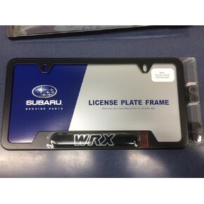 Subaru Genuine Black WRX License Plate Frame - SOA342L125
