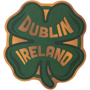 Dublin Sticker - Weatherproof Vinyl Ireland Souvenir Decal
