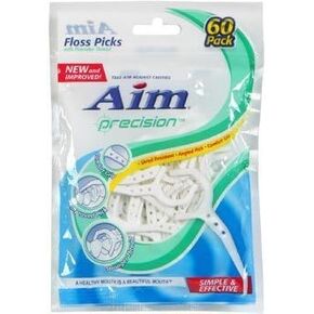 Aim Precision Floss Picks, 60-ct. Packs (Pack of 5)