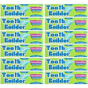 Squigle Tooth Builder Sensitive Toothpaste (4 oz/12 Pack)