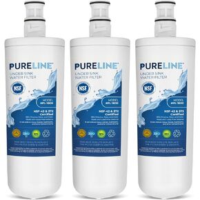 Purline 3US-AF01 Replacement for Filtrete 3US-AF01, Under Sink Water Filter - Reduces Bad Taste & Odor