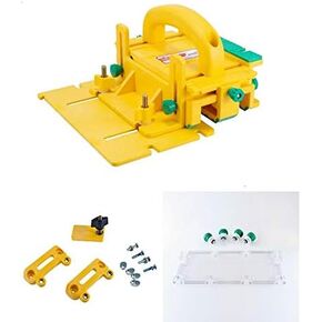 MICROJIG GRR-RIPPER GR-200 كتلة دفع متقدمة ثلاثية الأبعاد، مجموعة جسر المقبض وحارف/موصل