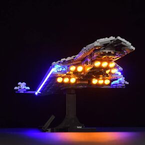 LED Lighting Kit Designed for Star Wars Executor Super Star Destroyer Compatible with Lego 75356 Building Set - Not Include Model (Classic Version)