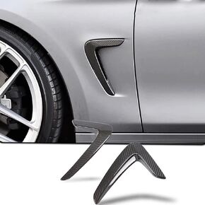 MCARCAR KIT Dry Carbon Fiber Side Fender Vent for BMW 4 Series F32 F33 F36 2014-2019 418i 420i 428i 435i 440i Base &M Sport 2Door 4Door Air Intake Scoop Cover Trim Factory Outlet