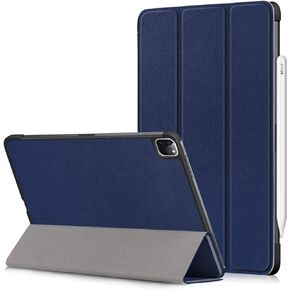 Case for iPad Pro 11 (4th Gen), Slim Lightweight Case with Auto Sleep/Wake Trifold Stand Cover Case (Support Pencil Charging) for Apple iPad Pro 11 Inch 2022/2021/2020 (Purple)