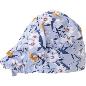 Bouffant Scrub Caps Unisex Working Cap Scrub Hats One Size Multi Color (QI02-23N32B)