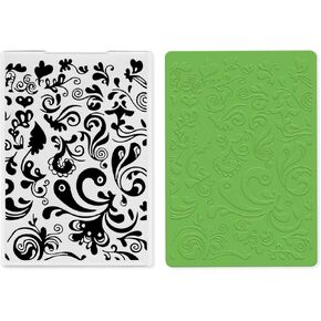 ABTOLS Ballons Embossing Folders for Card Making, Dot Stencil Template DIY Craft Heart Ballons Background Folder for Card Making Photo Album Scrapbooking Decoration