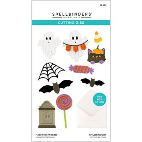 Spellbinders S5-603 Halloween Wonder Etched Dies from The Envelope of Wonder Collection