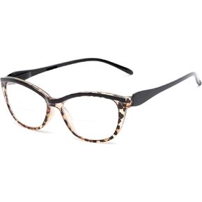 The Diana Bifocal Reader, Cat-Eye Reading Glasses, Plastic Cat Eye Cheaters for Women