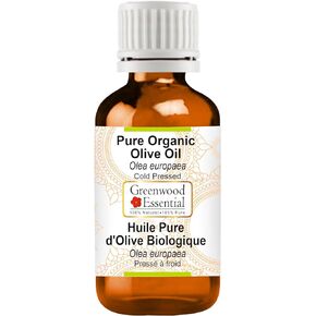 Pure Organic Olive Oil (Olea europaea) Cold Pressed 50ml (1.69 oz)