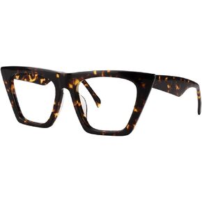 نظارات Zeelool Retro Acetate Cat Eye Blue لحجب الضوء للنساء سيسيل FP0662