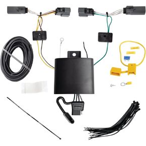 Tekonsha 118866, T-One Tow Connector Harness Assembly 4-Way Flat, w/Circut Protected Modulite HD Module, Black, Compatible with 2022 Ford Maverick