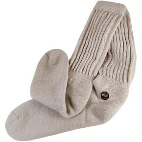 Peru Gift Warm & Comfy 100% Baby Alpaca Long Socks, Beige