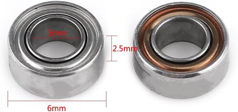 محمل كروي عملي، مصغر مريح منخفض الضوضاء للهوايات الصغيرة بعمود/قضيب 3 مم in Kuwait