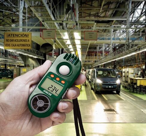 Extech 45170 Four in One Environmental Meter (Hygro-Thermo-Anemometer-Light) in Kuwait