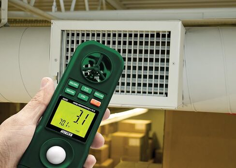 Extech 45170 Four in One Environmental Meter (Hygro-Thermo-Anemometer-Light) in Kuwait