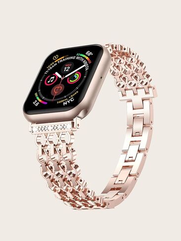 متوافق مع سوار ساعة أبل 45 ملم 44 ملم 42 ملم للرجال والنساء، سوار iWatch معدني شبكي من الفولاذ المقاوم للصدأ لساعة Apple Ultra2/Ultra Series 9/8/7/6/5/4/3/2/1/SE/SE2 in Kuwait
