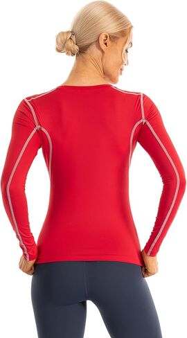 Ukaste Women's Compression Performance Shirts Long-Sleeve Quick Dry Workout Running T-Shirt, Pack of 2 in Kuwait
