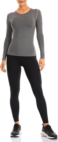 Ukaste Women's Compression Performance Shirts Long-Sleeve Quick Dry Workout Running T-Shirt, Pack of 2 in Saudi Arabia