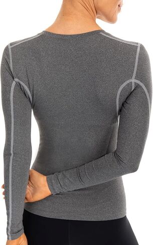 Ukaste Women's Compression Performance Shirts Long-Sleeve Quick Dry Workout Running T-Shirt, Pack of 2 in Saudi Arabia