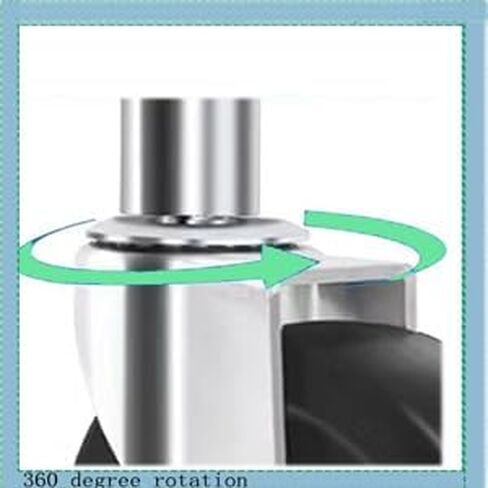 عجلات البوابة عجلات البوابة لسياج البوابة الخشبية في الهواء الطلق بوابة دعم عجلة البوابة الربيع محملة عجلات البوابة عجلات دوارة مع الفرامل عجلات بوابة المزرعة عجلة مطاطية للسياج في الهواء الطلق (5 بوصة) in Kuwait