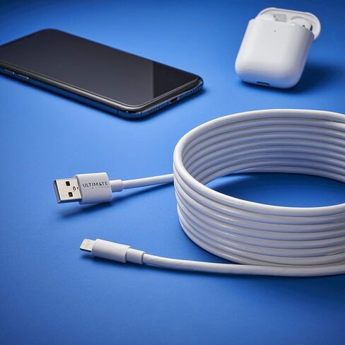 شاحن iPhone النهائي بطول 10 أقدام، سلك كابل Lightning معتمد من Apple MFi لأجهزة iPhone iPad Airpods in Saudi Arabia
