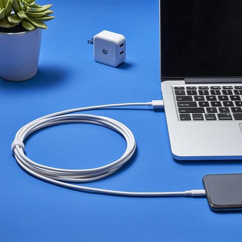 شاحن iPhone النهائي بطول 10 أقدام، سلك كابل Lightning معتمد من Apple MFi لأجهزة iPhone iPad Airpods in Saudi Arabia