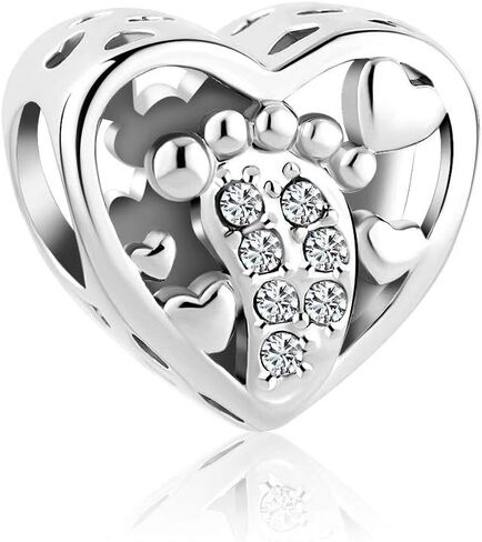 أقدام الطفل بصمة القلب الحب سحر الخرزة لسوار in Kuwait