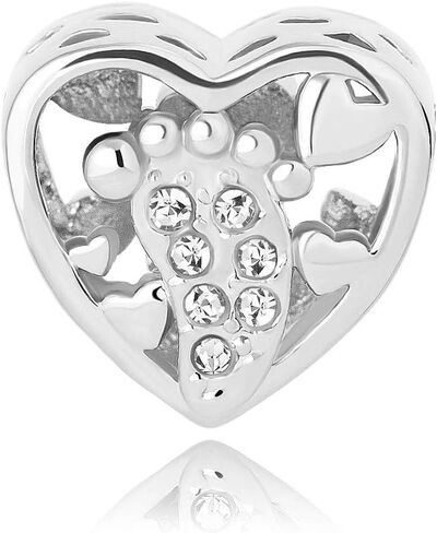 أقدام الطفل بصمة القلب الحب سحر الخرزة لسوار in Kuwait