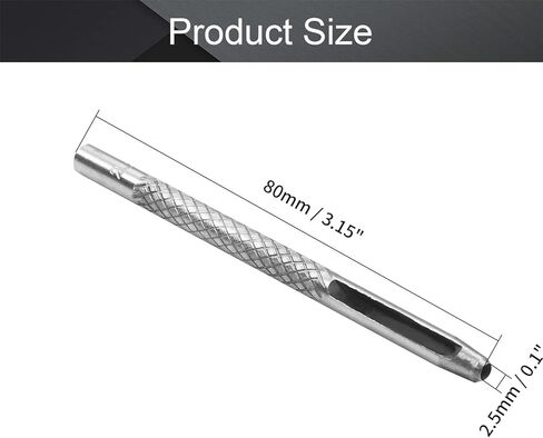 أداة ثقب مجوفة من الجلد من Utoolmart، أداة ثقب مجوفة مستديرة، أداة ثقب مجوفة، أداة قطع ثقب مجوفة، ثقب دائري من الجلد من الفولاذ الكربوني، ثقب 1.5 مم، 5 قطع in Kuwait