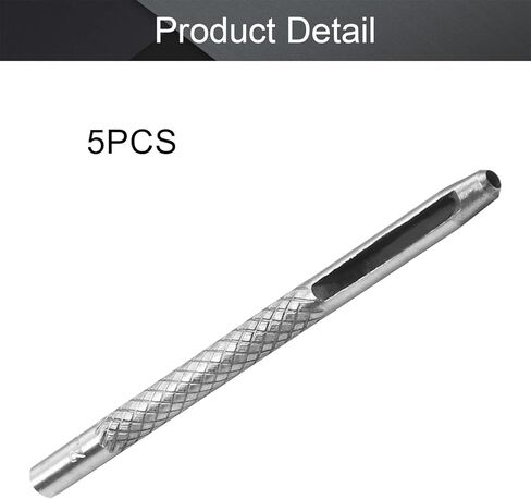 أداة ثقب مجوفة من الجلد من Utoolmart، أداة ثقب مجوفة مستديرة، أداة ثقب مجوفة، أداة قطع ثقب مجوفة، ثقب دائري من الجلد من الفولاذ الكربوني، ثقب 1.5 مم، 5 قطع in Kuwait