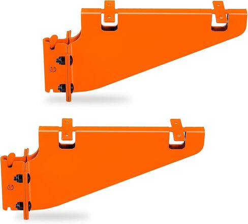 2 Pack E-Track Fixed Shelf Track Brackets for Trailer, Truck, Warehouse, E Track Accessories for Enclosed Trailer (2 Pack-Black) in Saudi Arabia