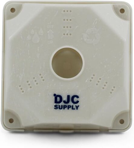 DJC Supply Universal CCTV security camera Mount, junction box for survlaince camera, multi pattern mounting hold for easy install. Strong ABS Plastic (4 Pack) in Kuwait