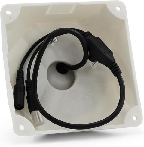 DJC Supply Universal CCTV security camera Mount, junction box for survlaince camera, multi pattern mounting hold for easy install. Strong ABS Plastic (4 Pack) in Kuwait