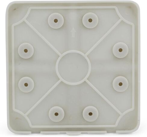 DJC Supply Universal CCTV security camera Mount, junction box for survlaince camera, multi pattern mounting hold for easy install. Strong ABS Plastic (4 Pack) in Kuwait