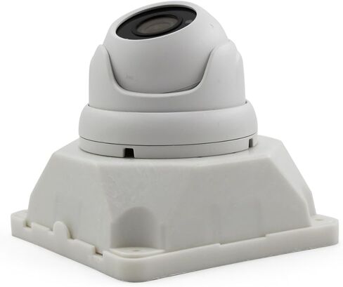 DJC Supply Universal CCTV security camera Mount, junction box for survlaince camera, multi pattern mounting hold for easy install. Strong ABS Plastic (4 Pack) in Kuwait