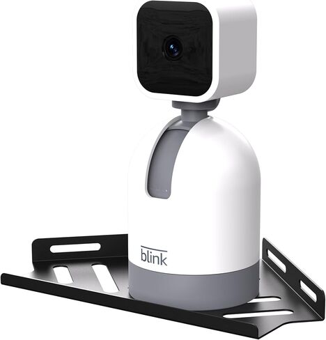 دعامة تثبيت على الحائط بزاوية من الفولاذ المقاوم للصدأ لكاميرا Blink Mini ذات الإمالة المقاومة للصدأ، موفرة للمساحة، تمنع الجهاز من السقوط عن طريق الخطأ، لا توجد نقاط عمياء للكاميرات - أسود غير لامع in Kuwait