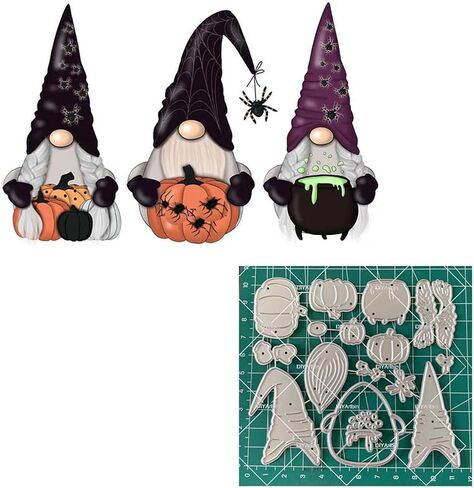 3pcs Halloween Pumpkin Metal Die Cuts,Halloween Spider Ghost Santa Christmas Card Cutting Dies Cut Stencils DIY Scrapbooking Album Decorative Embossing Paper Dies Festival Card Making in Saudi Arabia
