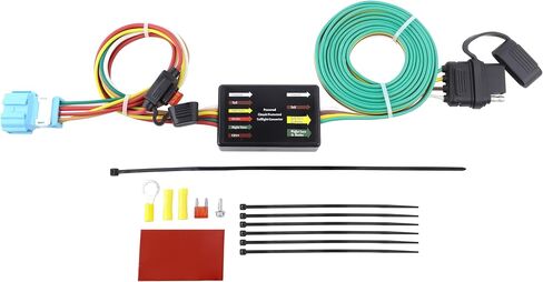 Oyviny 56008 4 Way Trailer Wiring Harness لـ 2007-2012 Acura RDX/2010-2011 Honda Accord Crosstour، مطلوب حزمة سحب المصنع in Saudi Arabia
